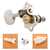 Waverly Oval Knob Anniversary Collection with Ivoroid Pins and Buttons, Nickel Set