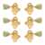 Gotoh Vintage Keystone-style 3+3 Tuning Machines, Gold