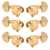 Grover "Milk Bottle" Rotomatic (102V Series) 3+3 Tuners, Gold