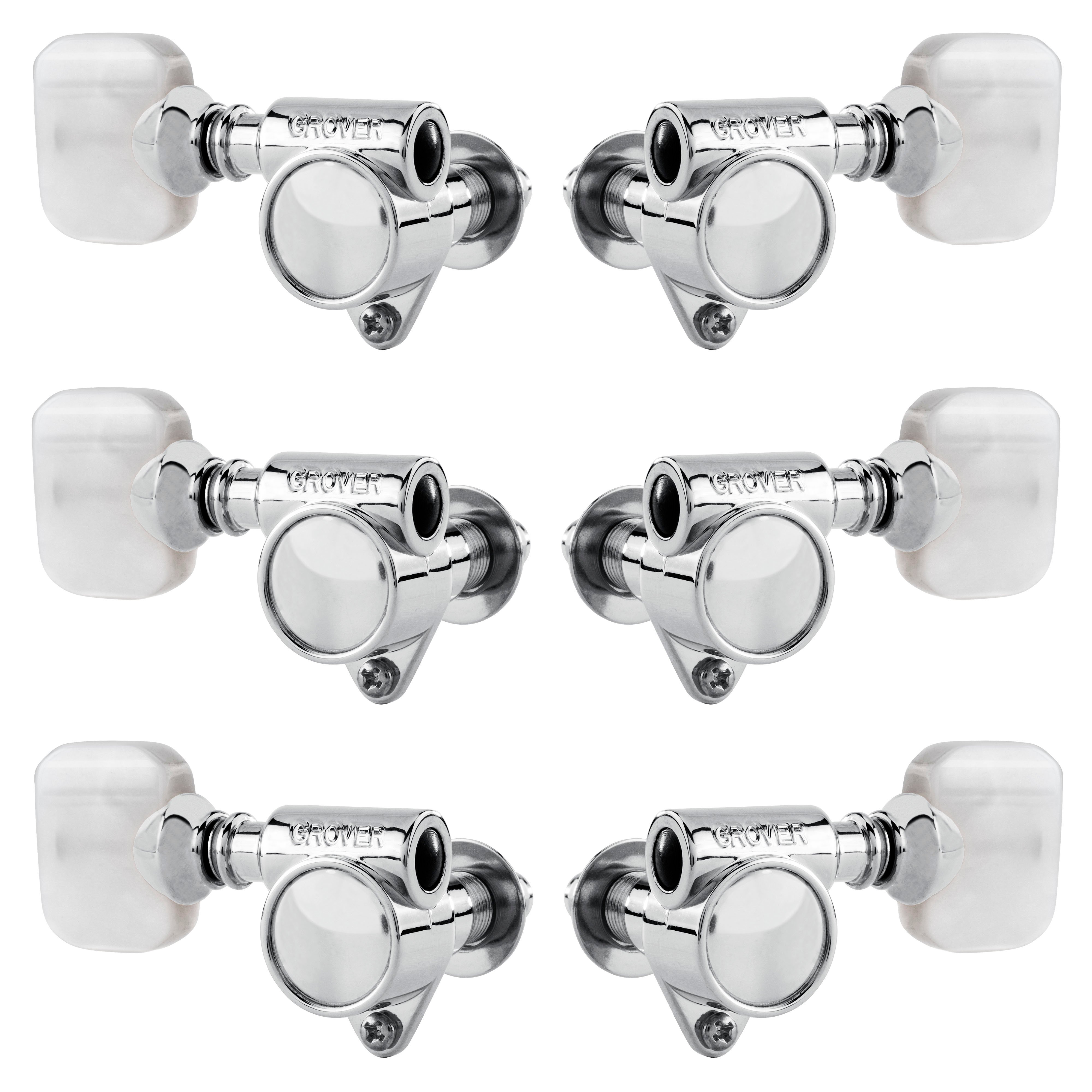 Grover "Milk Bottle" Rotomatic (103 Series) 3+3 Tuners with Pearloid Knobs