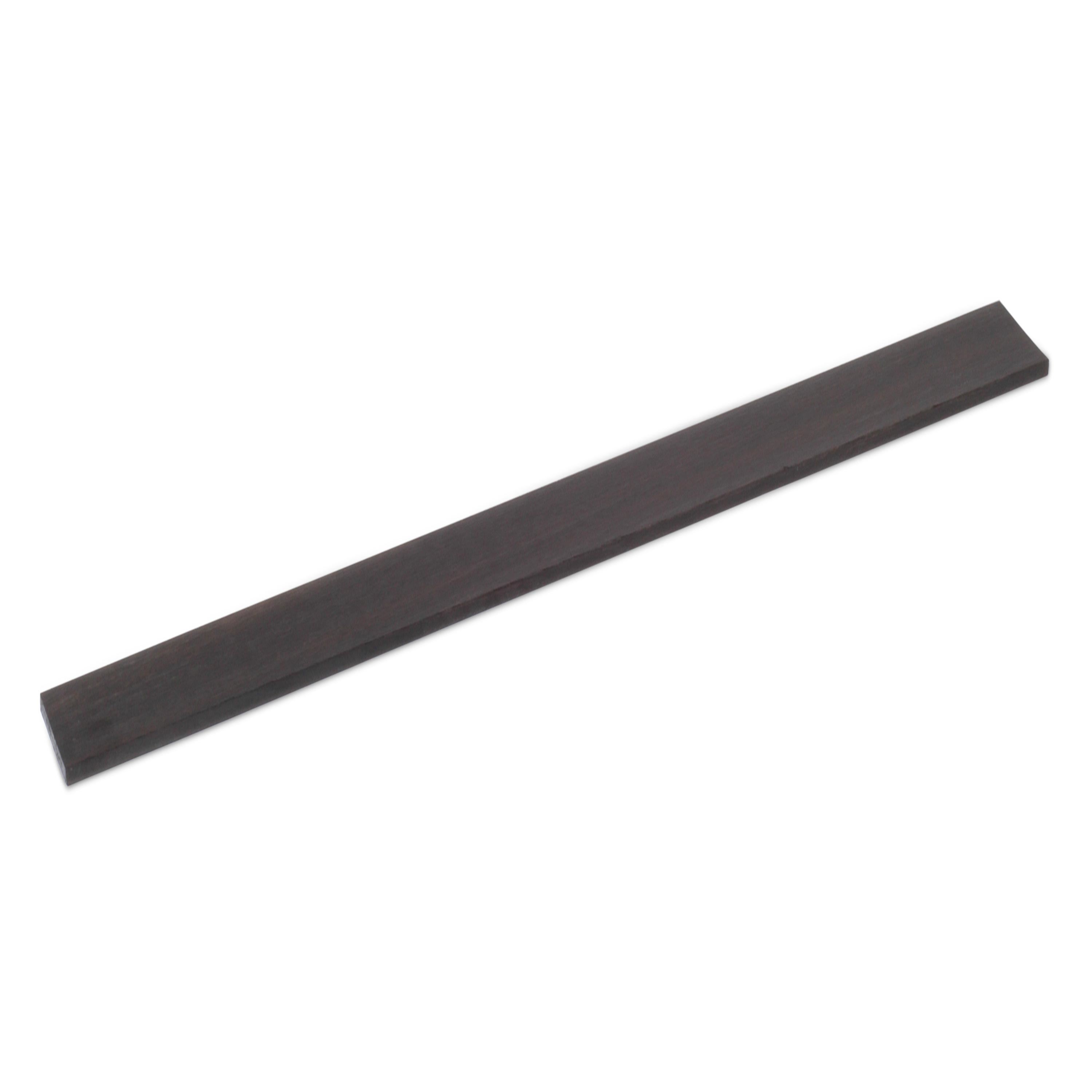 Unslotted Fingerboard for Bass, Ebony, 2-1/2" wide