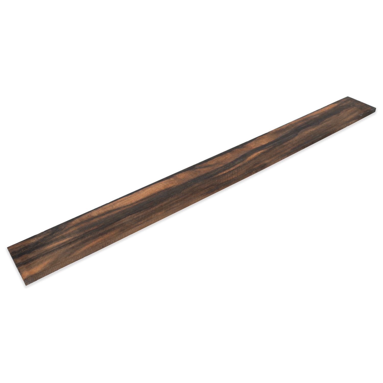 Unslotted Fingerboard for Bass, Crelicam Ebony, 3" wide