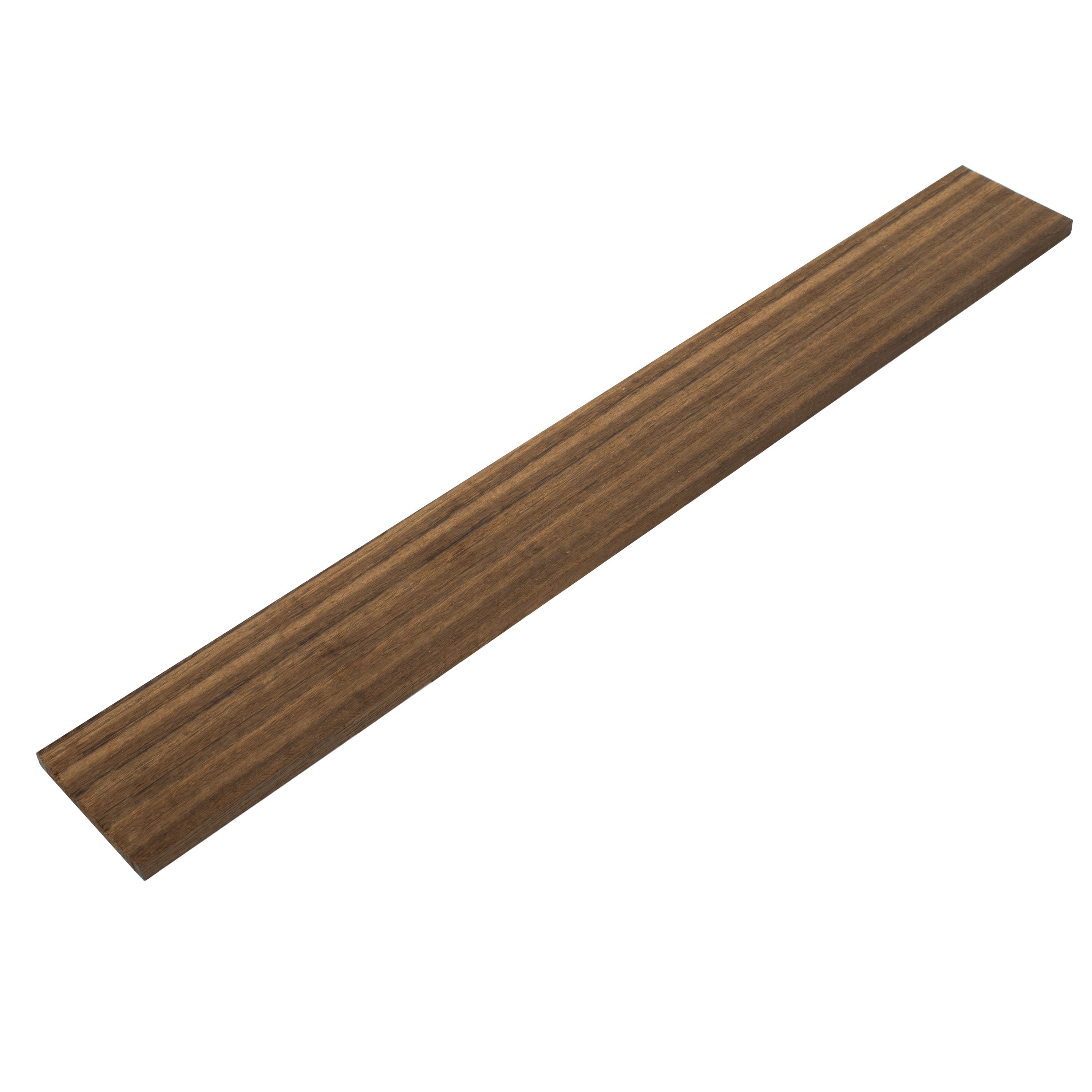 Unslotted Fingerboard for Guitar, Fumed Eucalyptus