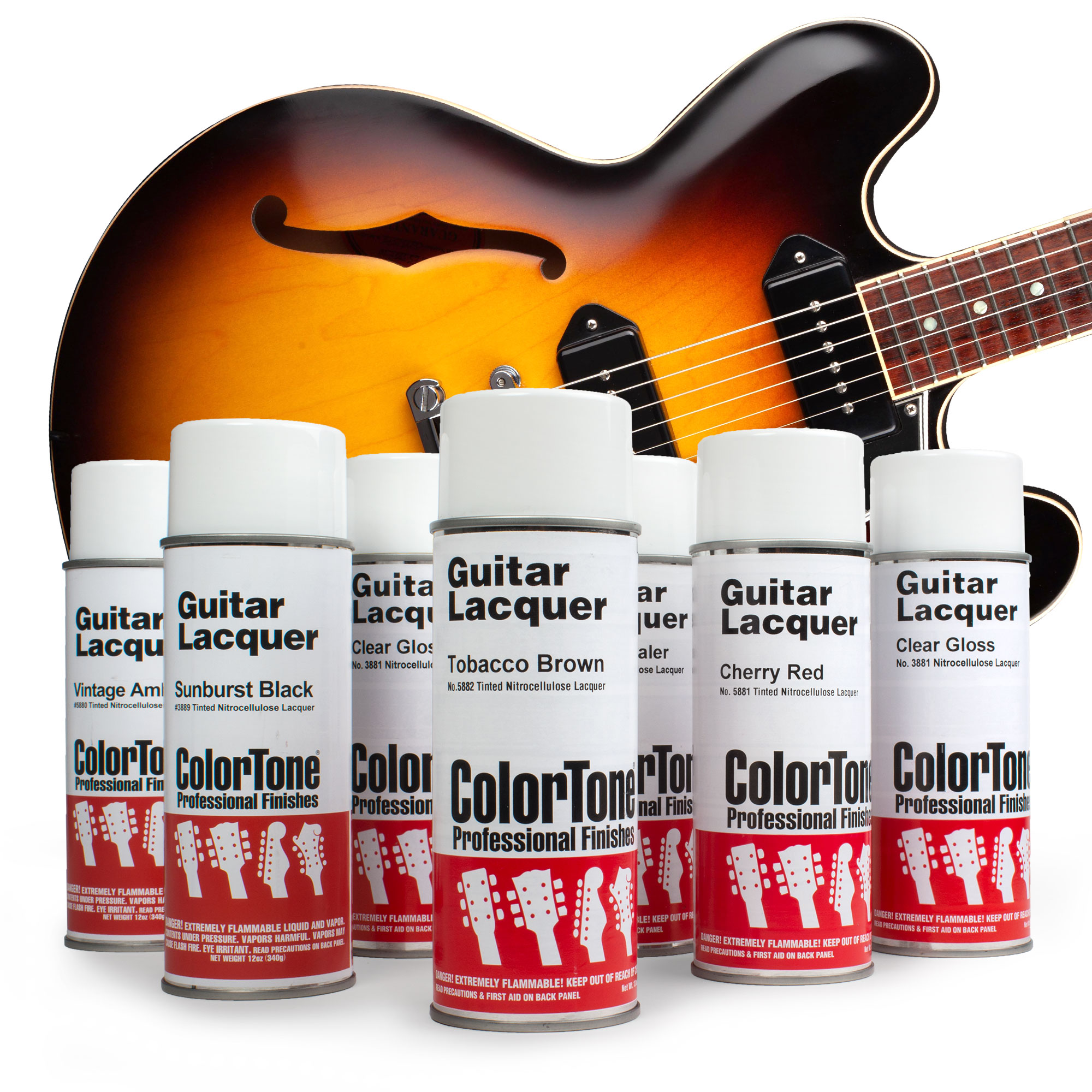 ColorTone Aerosol Finishing Set for Kalamazoo Tobacco Sunburst