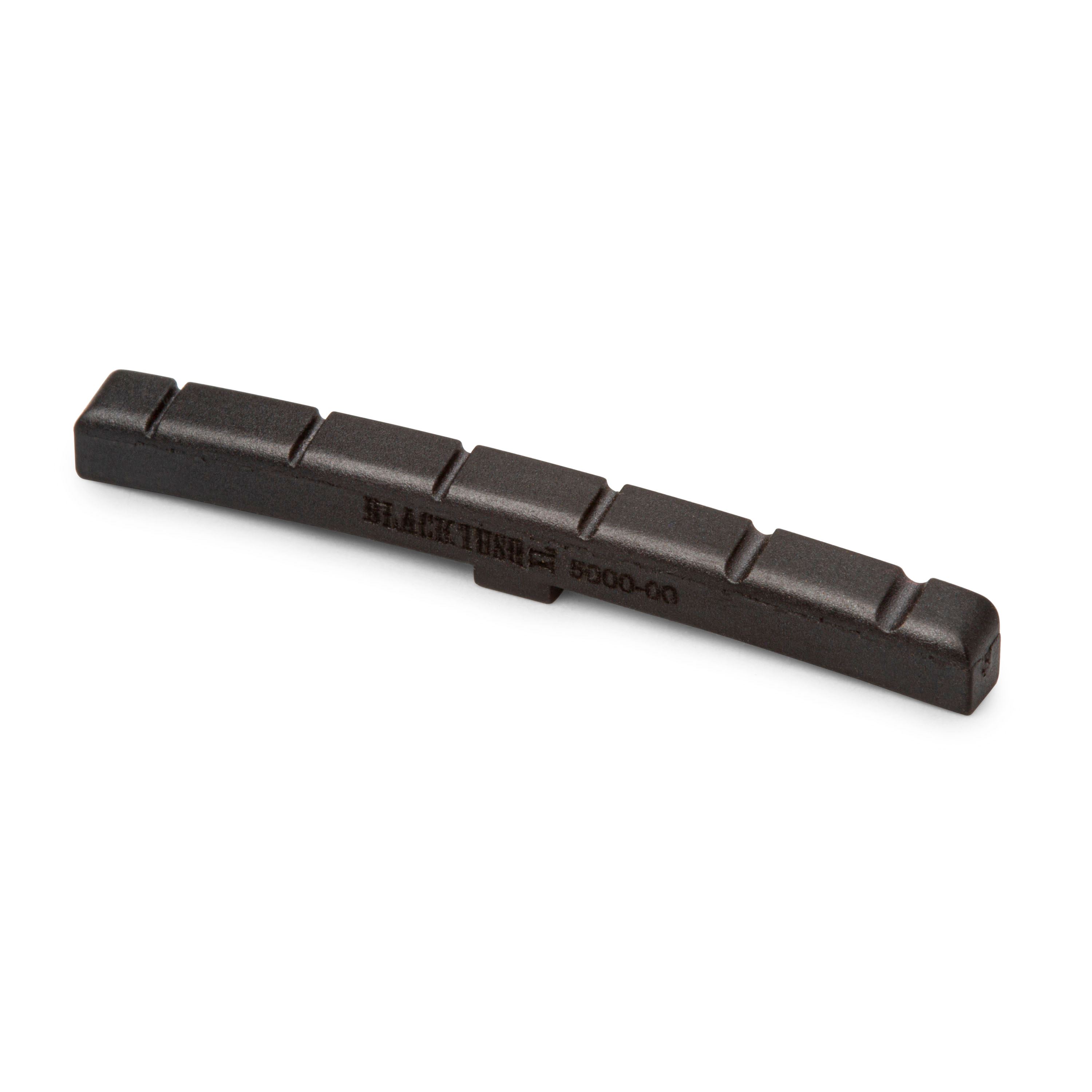 Black TUSQ XL Nuts, For Fender, slotted, top and bottom radius