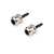 Grover Strap Buttons for Strap Locks, Nickel, set of 2