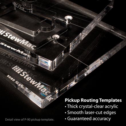 Pickup Routing Templates for Jazz Bass