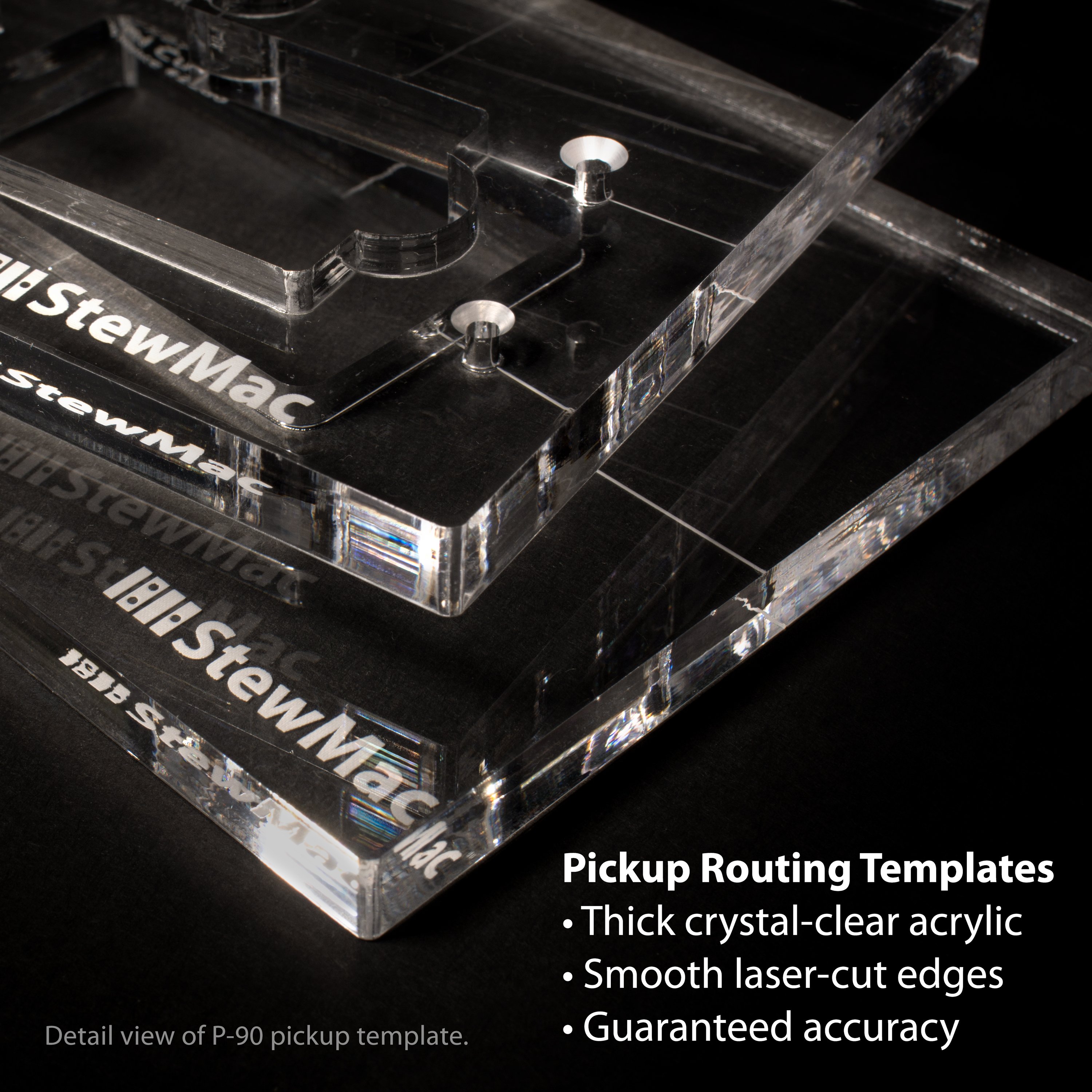 Pickup Routing Templates for P-Bass