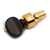 Waverly Planetary 5th String Peg, Ebony Knob on Gold