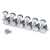 Grover Roto-Grip Locking Rotomatics (505F Series) 6-In-Line Tuners, Chrome
