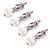 Five-Star Dulcimer Tuning Pegs, Pearloid Knobs on Nickel, Set of 4
