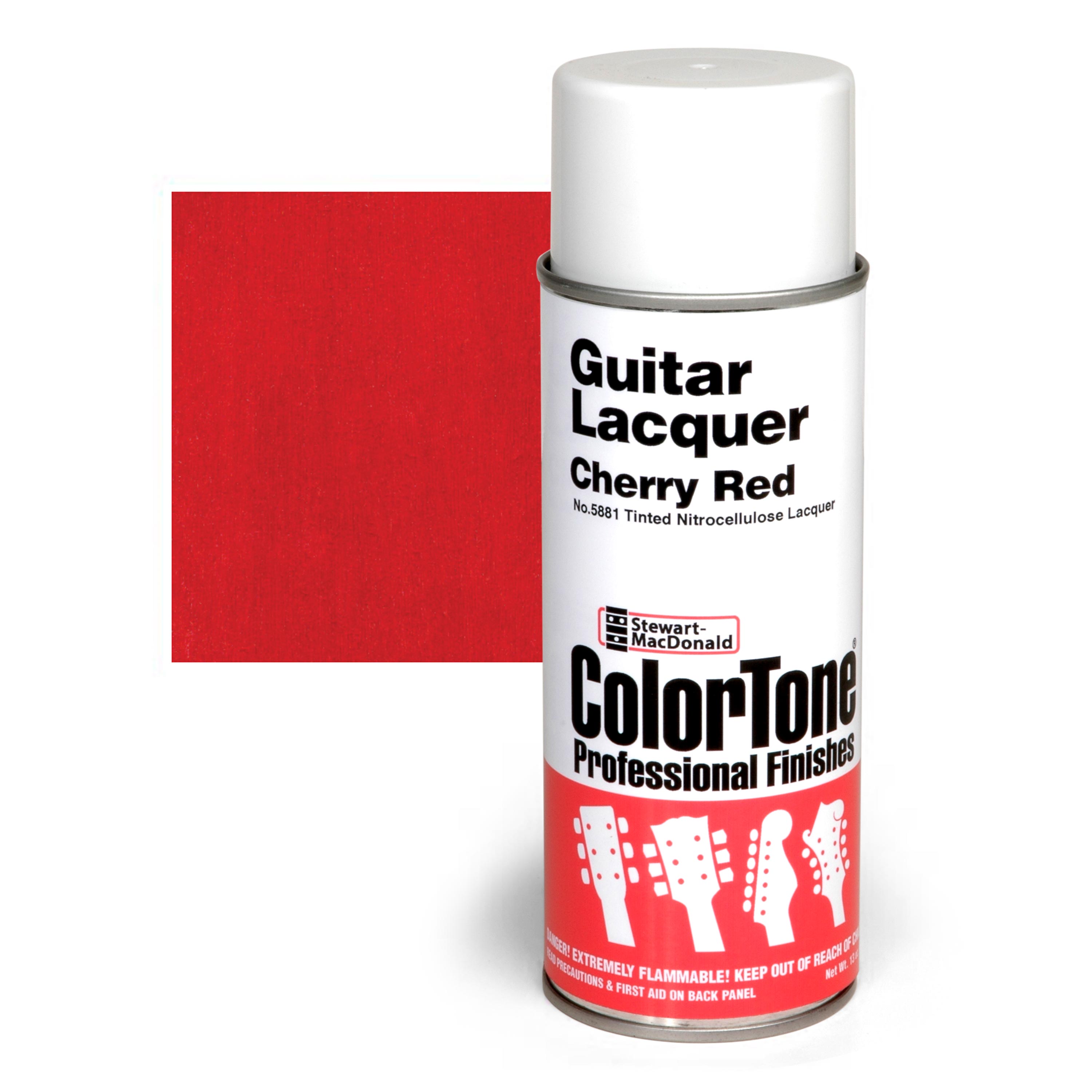 ColorTone Aerosol Guitar Lacquer, Cherry Red