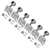 Kluson 6-In-Line Plus Series Tuners, Chrome