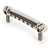 GuitarSlinger Cryocated Aged Aluminum Wraparound Bridge, Aged Nickel
