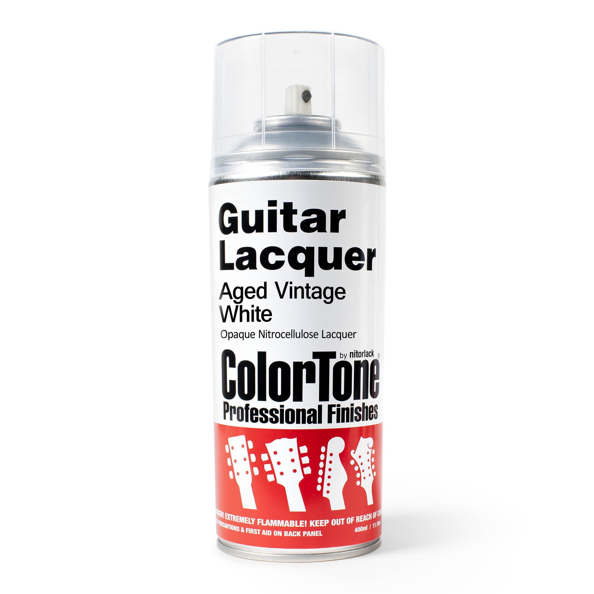 ColorTone Aerosol Guitar Lacquer, Aged Vintage White