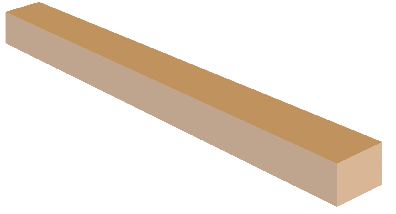 Black Limba Neck Blanks, AAA, 2" x 3" x 36"