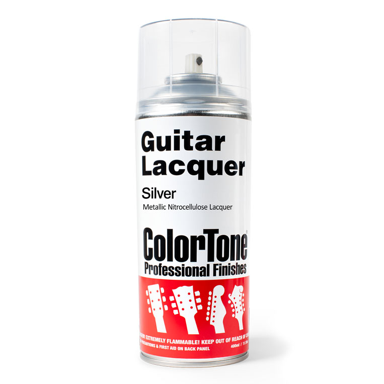ColorTone Aerosol Guitar Lacquer, Silver