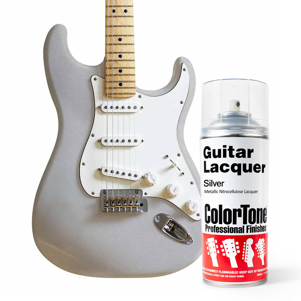 ColorTone Aerosol Guitar Lacquer, Silver