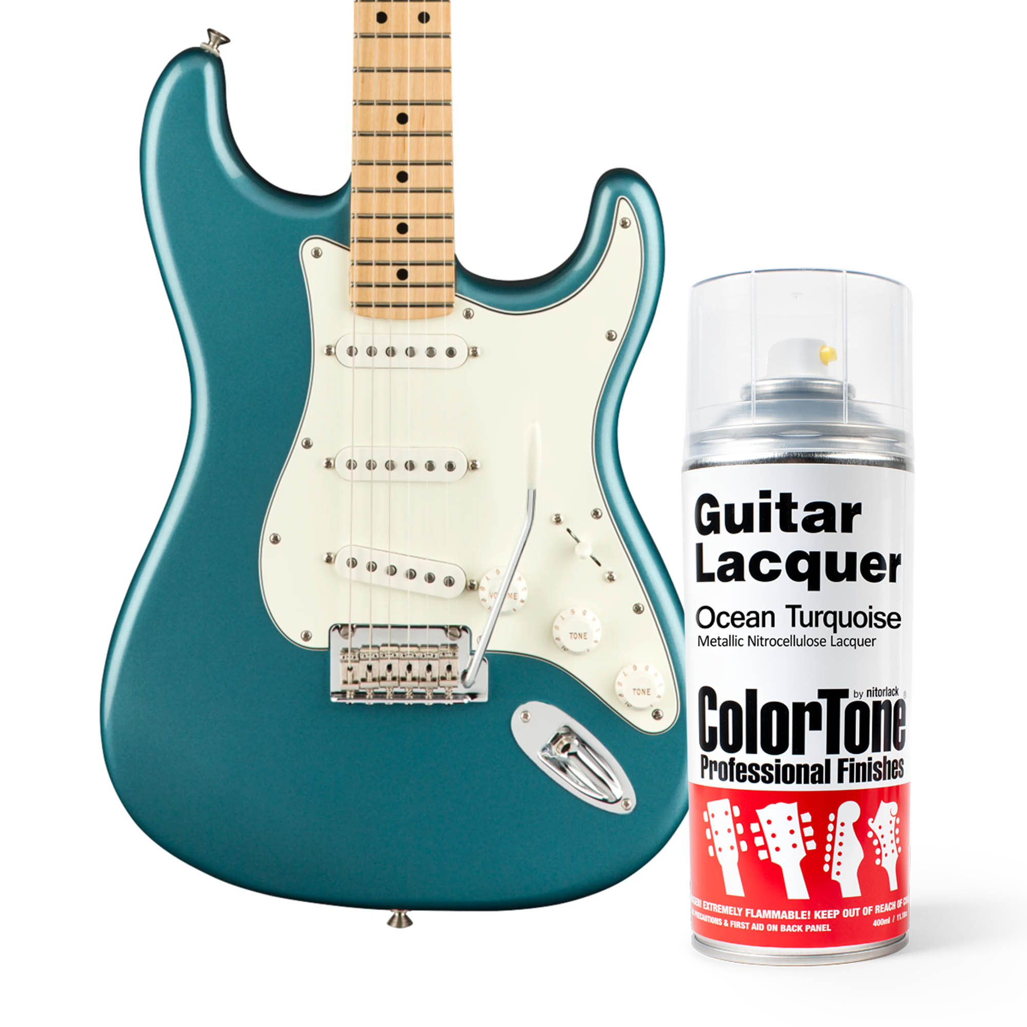 ColorTone Aerosol Guitar Lacquer, Ocean Turquoise