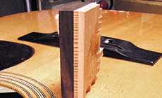 Filing the saddle flat