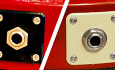 Photo: Les Paul jack plate
