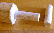 Making maple plugs