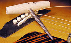 Measuring the bridge saddle