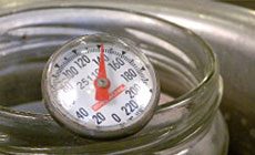 Glue pot thermostat