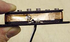 Foil shielding on a single-coil