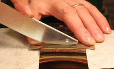 Offset diamond fret file