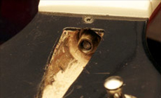 Repaired truss rod