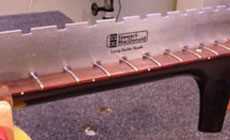 Checking neck straightness